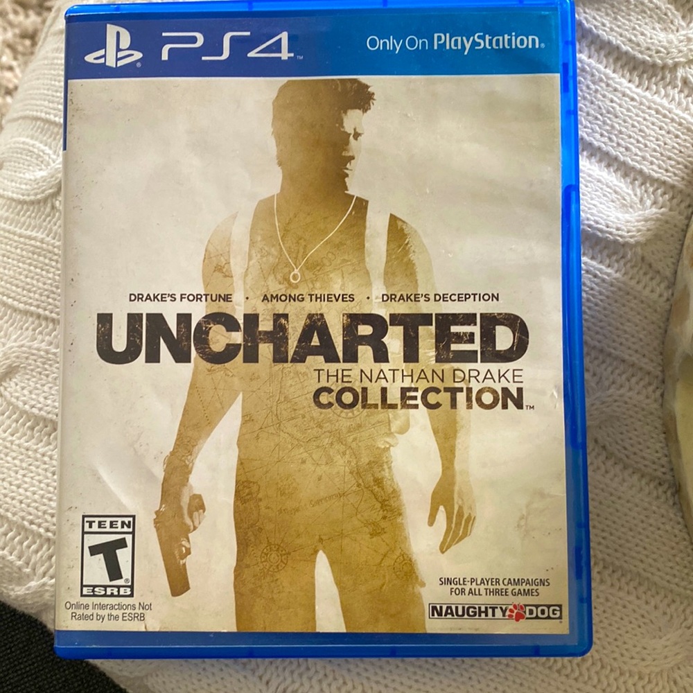 PlayStation 4 game- Uncharted the Nathan drake colleciton